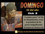Evangelio domingo 8