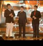 Tres tenores cantando