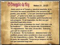Mateo 21 23-27
