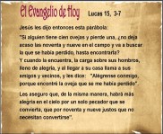Lucas 15, 3-7