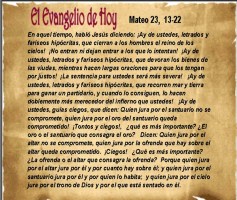 Mateo 23, 13-32